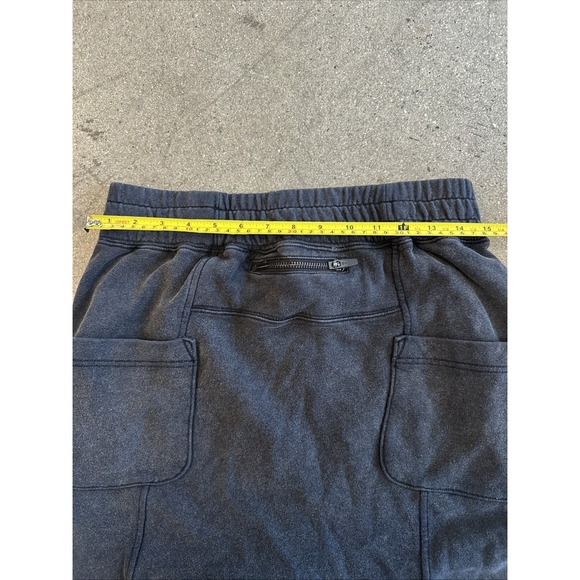 Free People Movement Womens Sweatpants Black Sz S(P) Hi-Rise Pull On Cuff Comfy - Picture 10 of 11